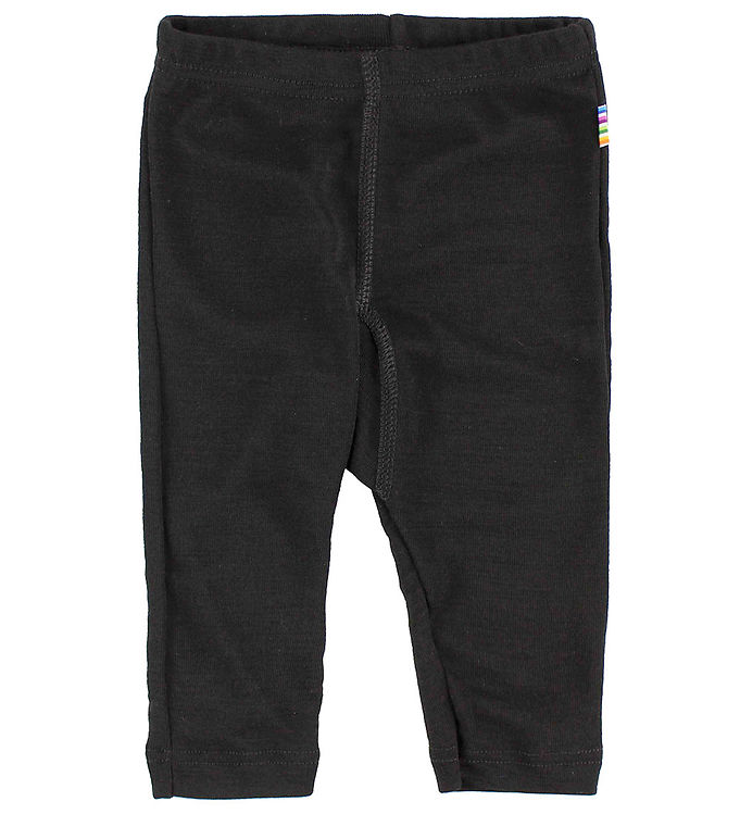 Joha Leggings - Uld/Silke - Sort