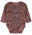 Soft Gallery Bodysuit L/S - Bob - Burlwood w. Owls Soft Gallery Bodysuit L/S - Bob - Burlwood w. Owls
