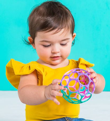 Oball Classic+ Pallo - 8 cm - Vaaleanpunainen/Vihreä/Violetti/Va Oball Classic+ Pallo - 8 cm - Vaaleanpunainen/Vihreä/Violetti/Va