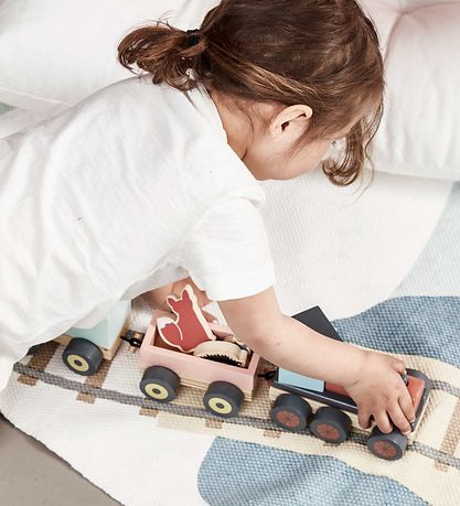 Kids Concept Train w. Animals - 44,5 cm