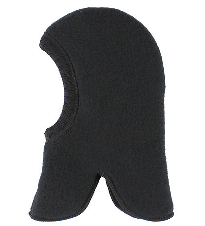 Cagoule Joha - 2 Couches - Laine - Noir Cagoule Joha - 2 Couches - Laine - Noir