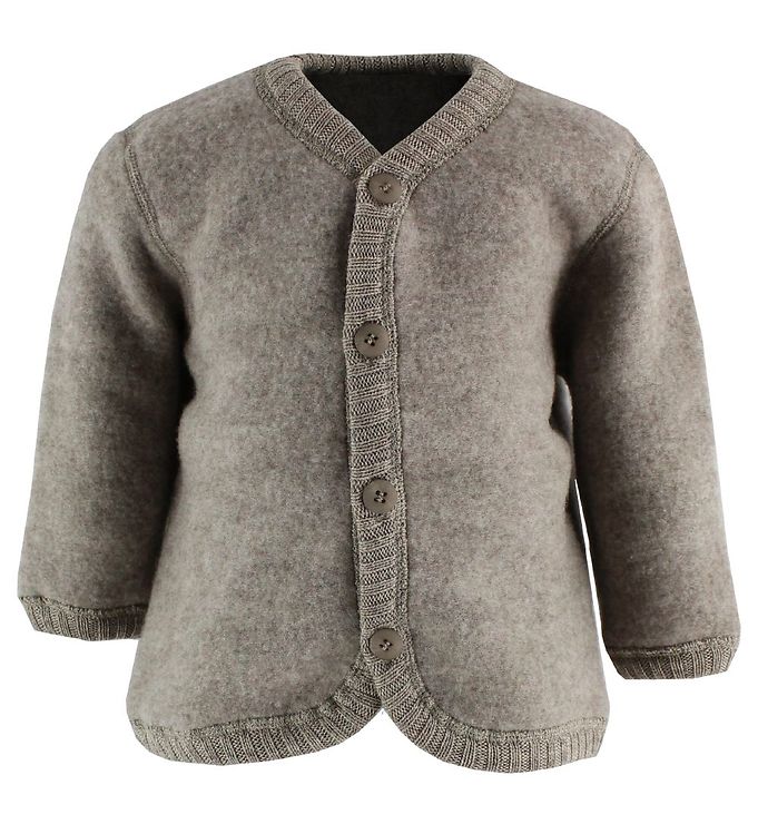 Joha Cardigan - Uld - Lysebrun billede