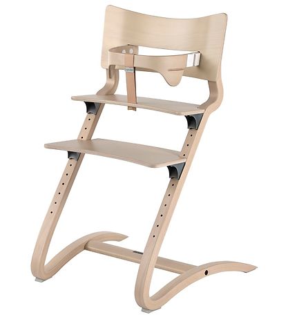 Leander Classic+ Highchair Safety Bar - Whitewash w. Leather str Leander Classic+ Highchair Safety Bar - Whitewash w. Leather str