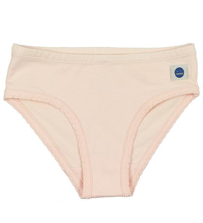Snork Trusser - 2-pak - Andrea - Hvid/Pudderrosa