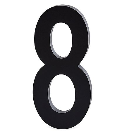 Nombre Majuscule Design Letters - 8 - Noir Nombre Majuscule Design Letters - 8 - Noir