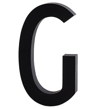 Lettre en aluminium Design Letters - G - Noir