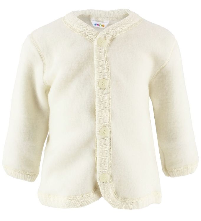 Joha Cardigan - Uld - Creme billede